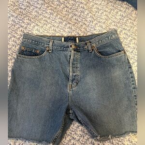 Vintage Cut Off Denim Dad Shorts